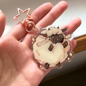 Woolo sheep - Acrylic Keychain