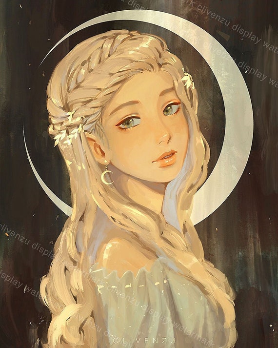 Anime Goddess Of The Moon