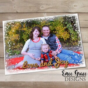 Christmas Card Printable - Custom Photo Holiday Card - 5x7 Digital Greeting Card