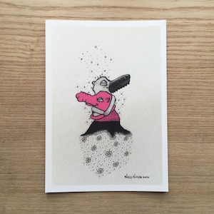 Carte postale Hug Desire Love Postcard Print Édition Limitée