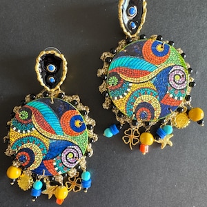 Mediterranean Mosaic Earrings