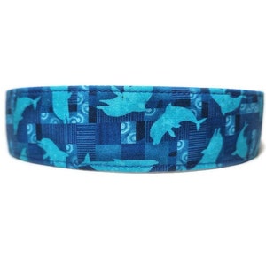 Dolphins Custom Handmade Dog Collars & Cat Collars – Buckle, Martingale, Chain Martingale