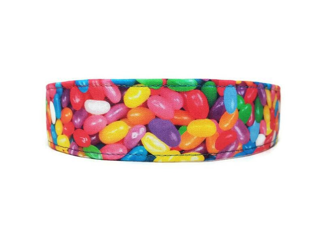 Jelly Bean Dog Collar, Jelly Bean Cat Collar, Made to Order in Buckle