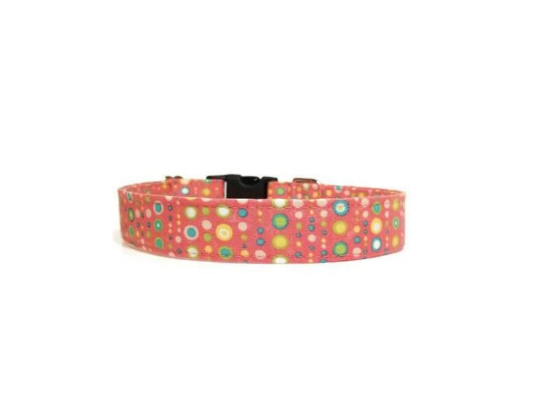 peach cat collar