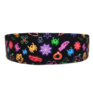 Neon Halloween Custom Handmade Dog Collars & Cat Collars – Buckle, Martingale, Chain Martingale Options