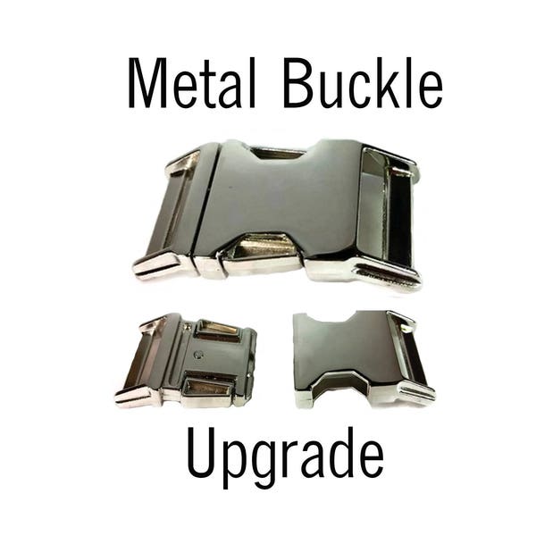 Metal Hardware Add On, Must be purchased with a collar , Metal Buckle Dog Collar , Metal Dog Collar *NOT For Martingale Collars*