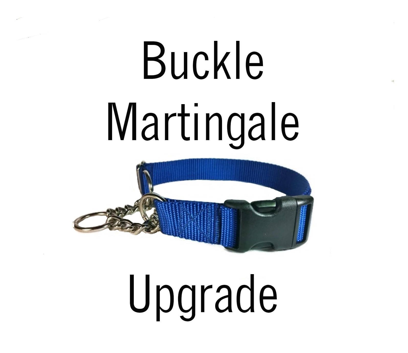 Buckle Martingale Dog Collar ADD ON Must be purchased with Etsy