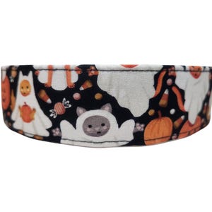 Ghost Kitties- Custom Handmade Dog Collars & Cat Collars – Buckle, Martingale, Chain Martingale Options
