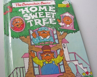 BERENSTAINS' BEARS Home Sweet Tree (1992) Vintage Children's Book - Like New Condition - Glossy Hard Cover