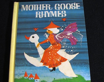 MOTHER GOOSE RHYMES (1967) - Very Good Condition - Hard Cover - 37 Nursery Rhymes!
