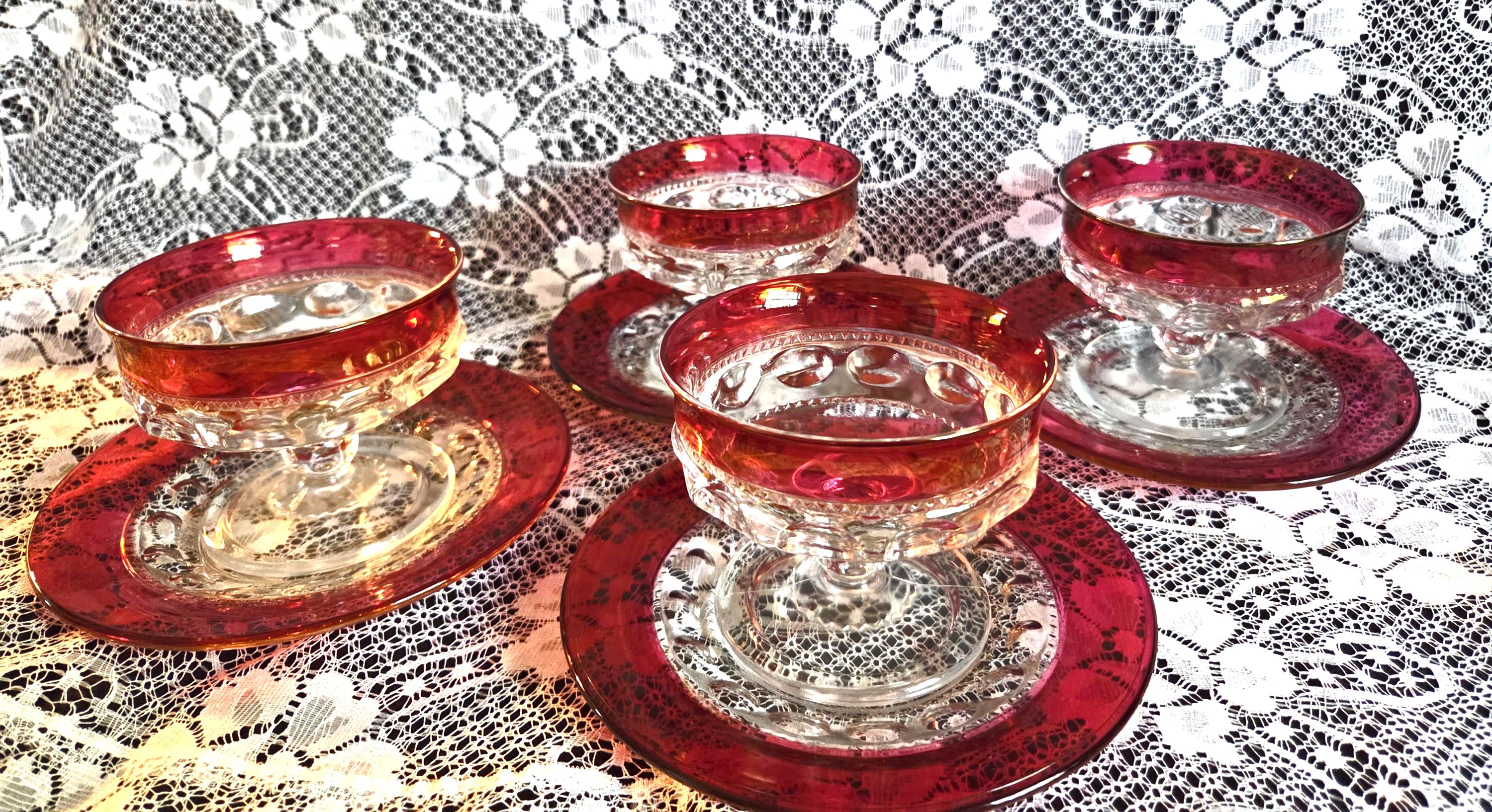Indiana Glass Kings Crown - Etsy
