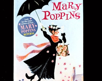 MARY POPPINS (1997) By P.L. Travers - Vintage Children's Chapter Book -  Soft Cover - Excellent Condition