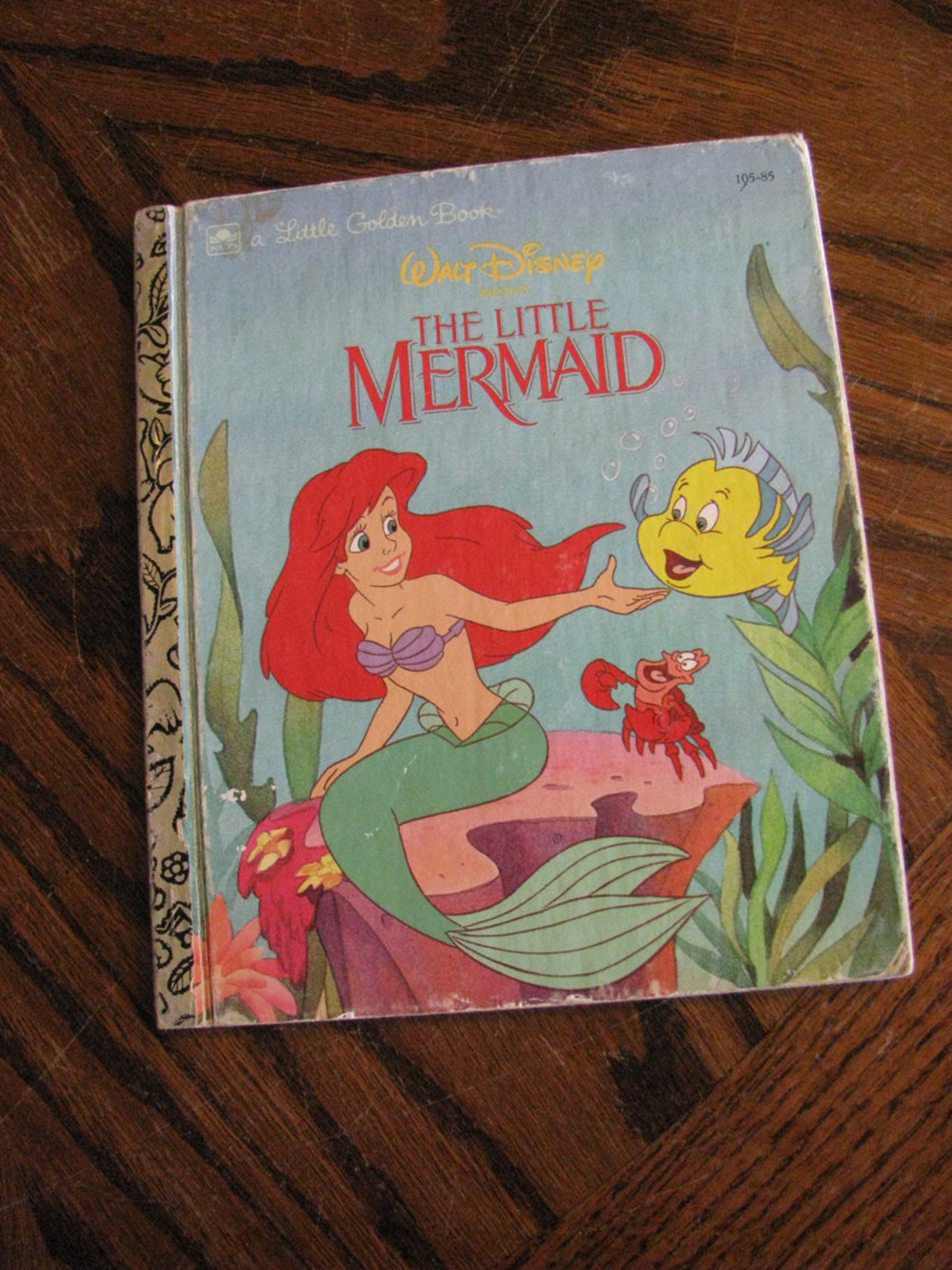 THE LITTLE MERMAID (1992) Walt Disney Classic Little Golden Book ...