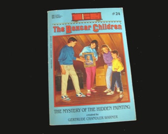 The BOXCAR CHILDREN The Mystery Of The Hidden Painting (1992) By Gertrude Chandler Warner - Vintage  Mystery Chapter Book - Soft Cover