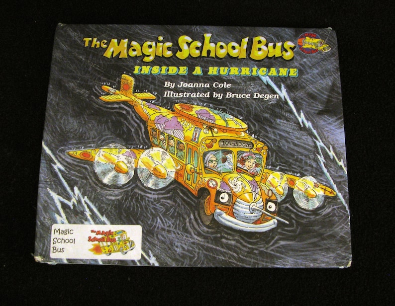 The MAGIC SCHOOL BUS Inside A Hurricane 1995 Vintage - Etsy