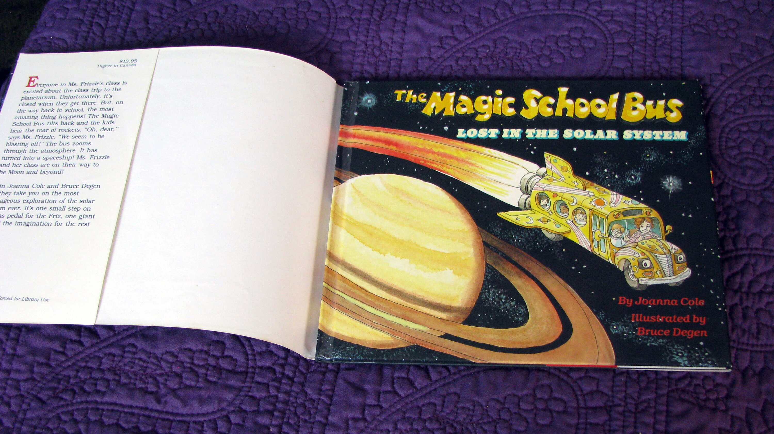 The MAGIC SCHOOL BUS Lost in the Solar System 1990 Like New Etsy