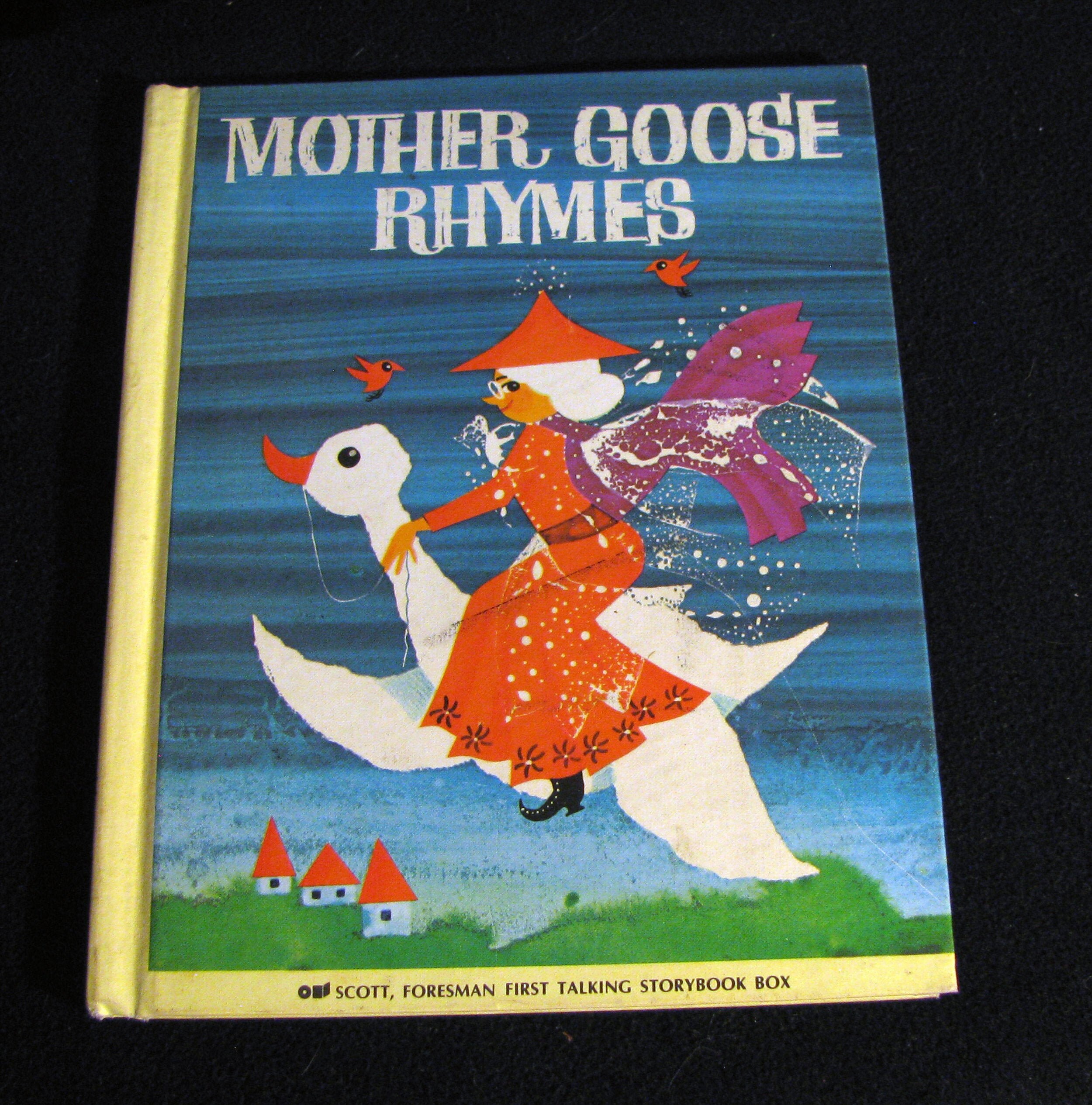 ●ILL RHYME SOCIETY I.R.S. MOTHER GOOSE RHYMES (1967) - Very Good Condition - Hard