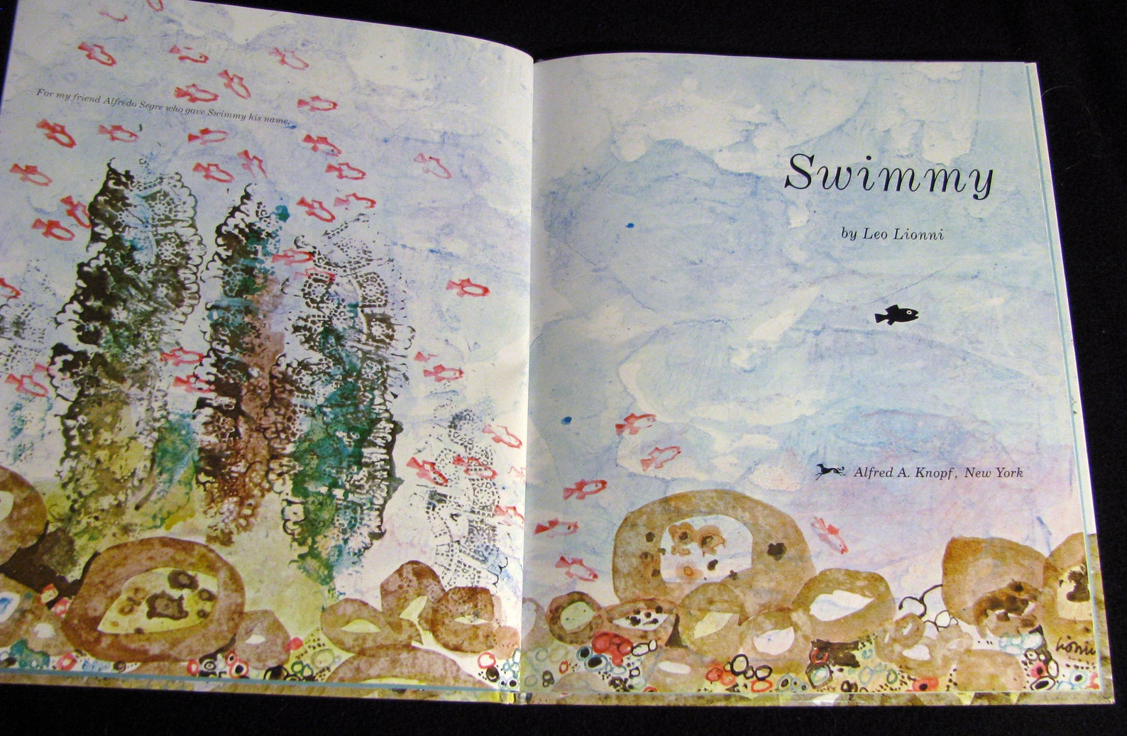SWIMMY 1991 by Leo Lionni LIKE NEW Condition Glossy Hard - Etsy Norway