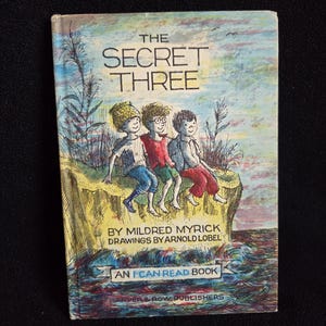 THE SECRET THREE (1963)  By Mildred Myrick & Arnold Lobel- Vintage Children's Book - Excellent Condition - Hard Cover - An I Can Read Book
