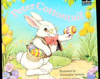 PETER COTTONTAIL (1994) By Amanda Stephens - Vintage Children's Book - Like New - Scholastic Soft Cover