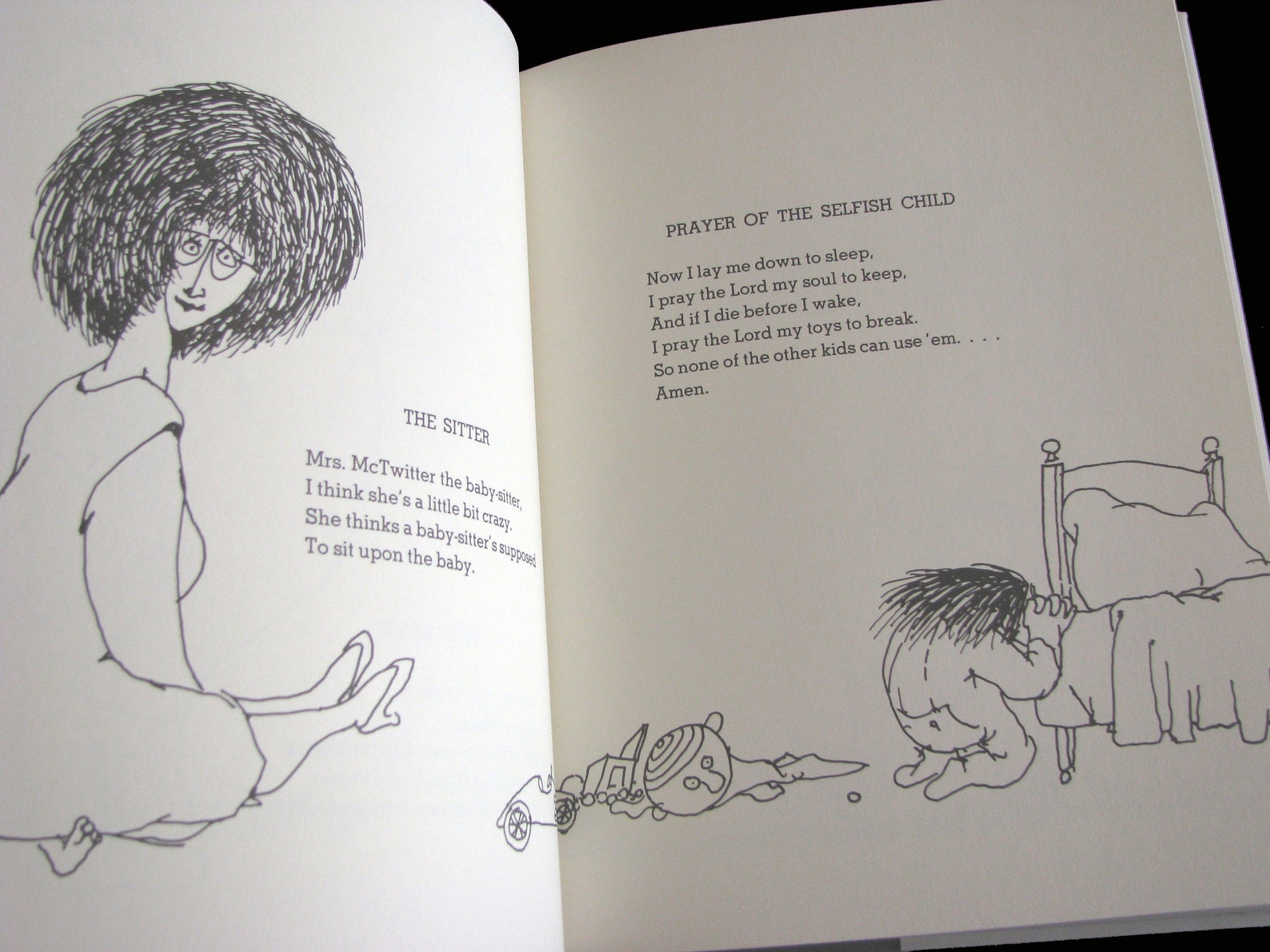 A LIGHT in the ATTIC 1981 by Shel Silverstein Vintage Children's Poetry Book Like New Hard Cover