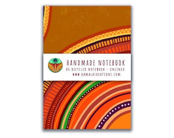 Handmade notebook a6 / Mandala Notebook a6 / stationary / journal / planners
