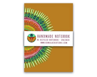 Handmade notebook a6 / Mandala Notebook a6 / stationary / journal / planners