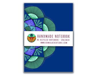 Handmade notebook a6 / Mandala Notebook a6 / stationary / journal / planners