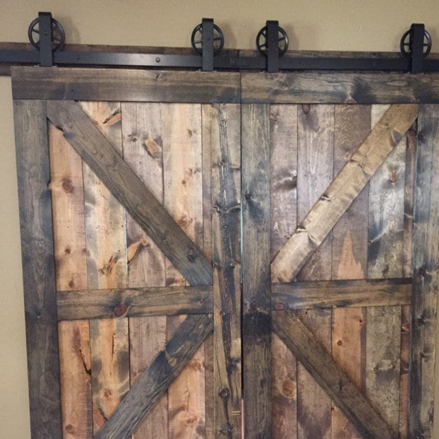 Double Door Vintage Top Mount Barn Hardware On 100 Ireland Double Door Vintage Top Mount Barn, Vintage Sliding Door Hardware