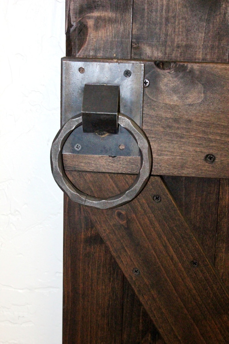 O Rustic Handle Barn Door Handle Etsy