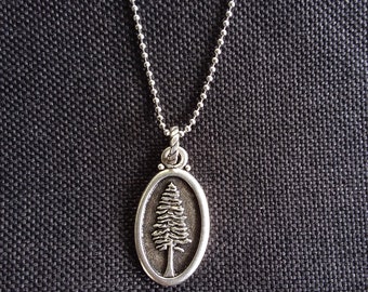 Leaning Pine Pendant Necklace from Paul Smith's College