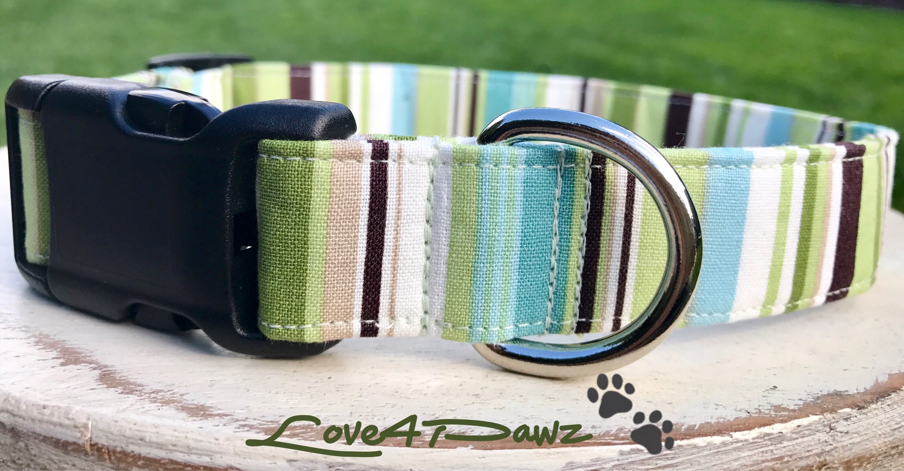 Male Dog Collar Male Cat Collar Striped Dog Collar Male Etsy