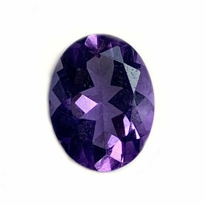9x7mm Amethyst, Oval Shaped  Brilliant cut, natural facettedAmethyst, loose purple gemstone, February Birthstone