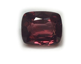 Natural Spinel 1 carat  cushion shape, red Spinel, rare natural red spinel, loose gemstone, see video! Fire luster gemstone, loose spinel
