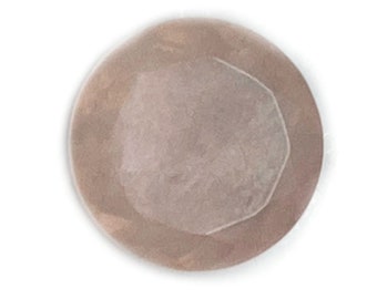 Rose Quartz Gemstone, 10mm round brilliant cut