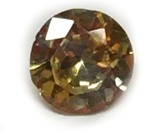 Natural Yellow Sapphire Gemstone Round, no heat, Sri Lanka Sapphire