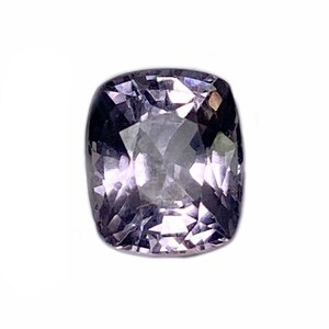 Natural Cushion Cut Spinel, 1.5 carat, Loose Light Purple untreated Spinel, purple stone for engagement ring