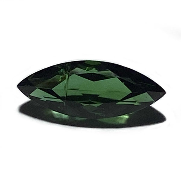 2.09 carat Green Tourmaline Marquise Shape, 13x5 mm, natural green gemstone, October Birthstone