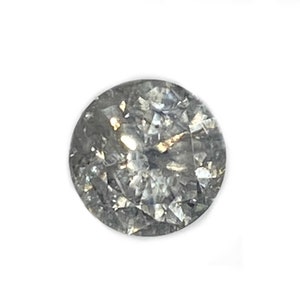 Diamante natural redondo brilhante, 1,03 quilates, pedra do mês de abril