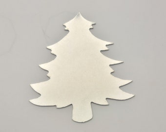 Lisa's Christmas TREE Ornament, 14 gauge (.0625") aluminum or 18 gauge (.040") brass  Engraving or Hand Stamping Supplies