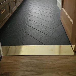 Josh's Brass Thresholds (7 Count)- 14 gauge, .063" polished, solid, unlacquered brass