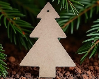Christmas TREE Ornament, 12 gauge .080&quot;  aluminum Engraving or Hand Stamping Supplies
