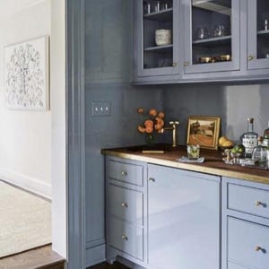 Eliza's Bar Trim Unlacquered Brass (Two Pieces): 1 3/4" x 51", 14 Gauge Solid Brass