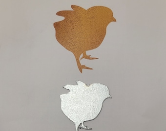 Baby Chick Ornament, 12 gauge .080"  aluminum Hand Stamping Supplies, For Engraving and Hand Stamping