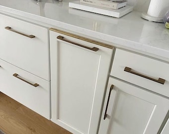 Brass Drawer Topper: 16 Gauge Solid Brass