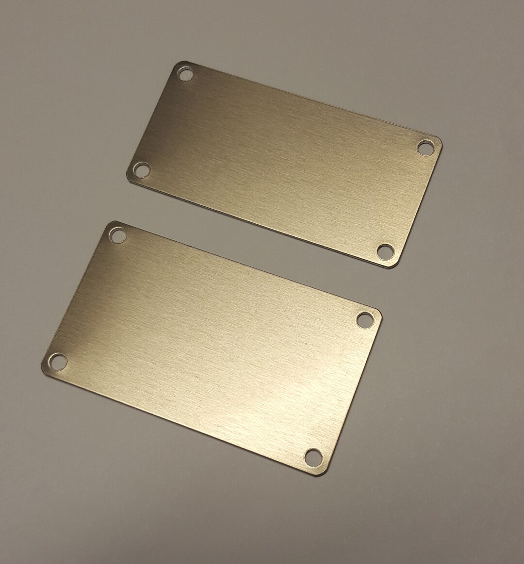 Brass Stamping Blanks: 1x2