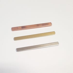 Metal Ring Blanks: Copper, Brass, or Aluminum - Stamping/Engraving Supplies