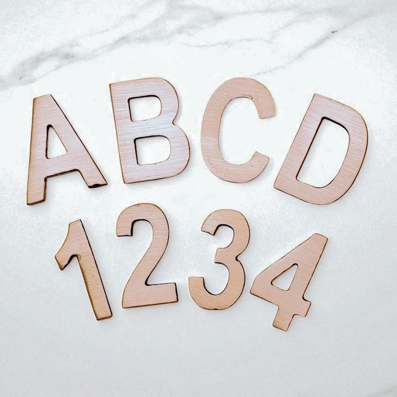 Antique Copper Letters - Etsy