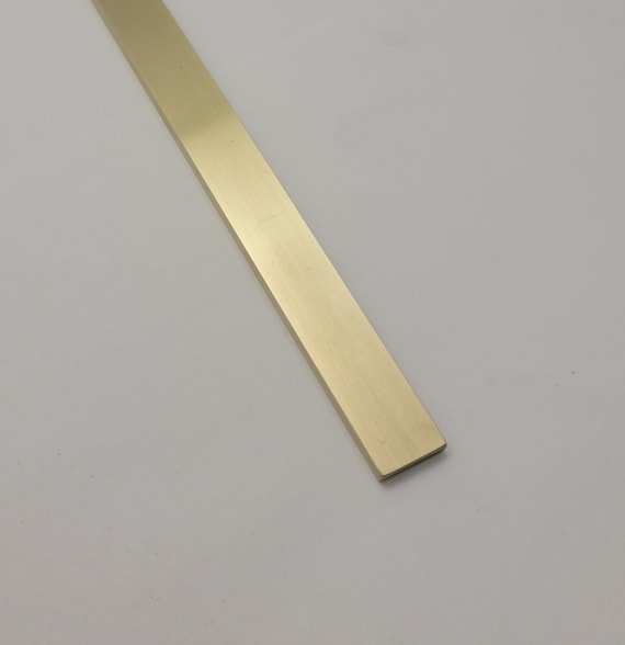 Victoria's 1/8 X 1/8 Polished Brass Rod for Countertop in Lay 