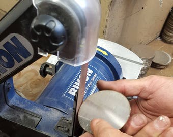 Burr removal-punched items/edge finish on sheared items